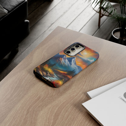 Mystic Mountains Custom Phone Case for Samsung Galaxy S10–S10 Plus, S20–S20 Ultra, S21, S22, S23, S24 Ultra - Designed by Thalia