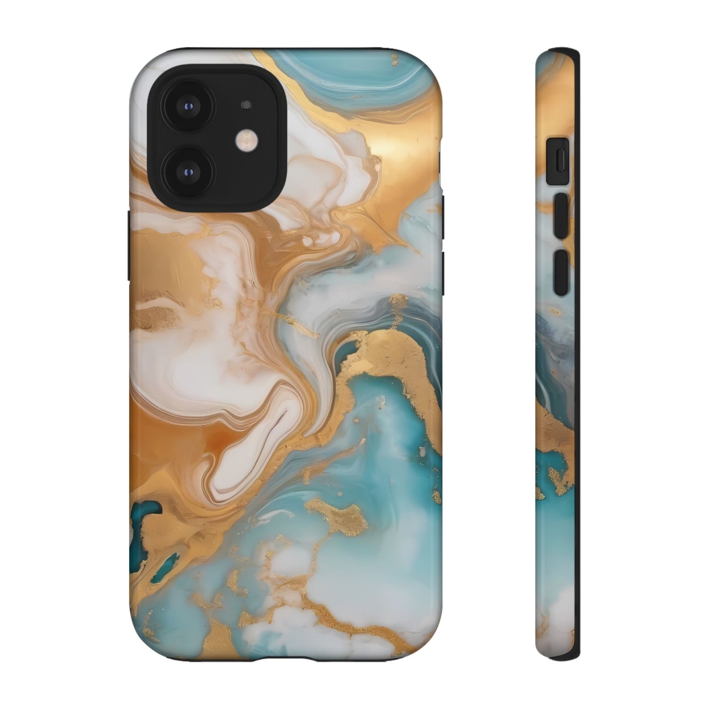 Marble Hues Phone Case for iPhone 8–16 Pro Max, Pixel 5–8 Pro, Galaxy S10–S24 Ultra - Designed by Thalia