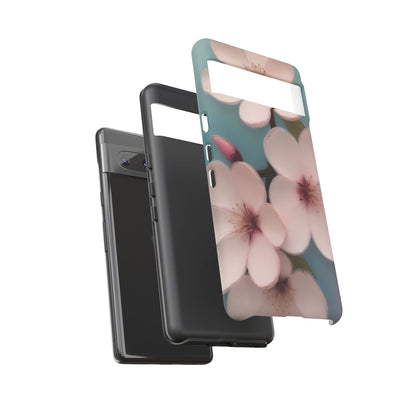 Cherry Blossom Custom Phone Case for Google Pixel 8 Pro, Pixel 8, Pixel 7, Pixel 6 Pro, Pixel 6, Pixel 5 5G - Designed by Thalia