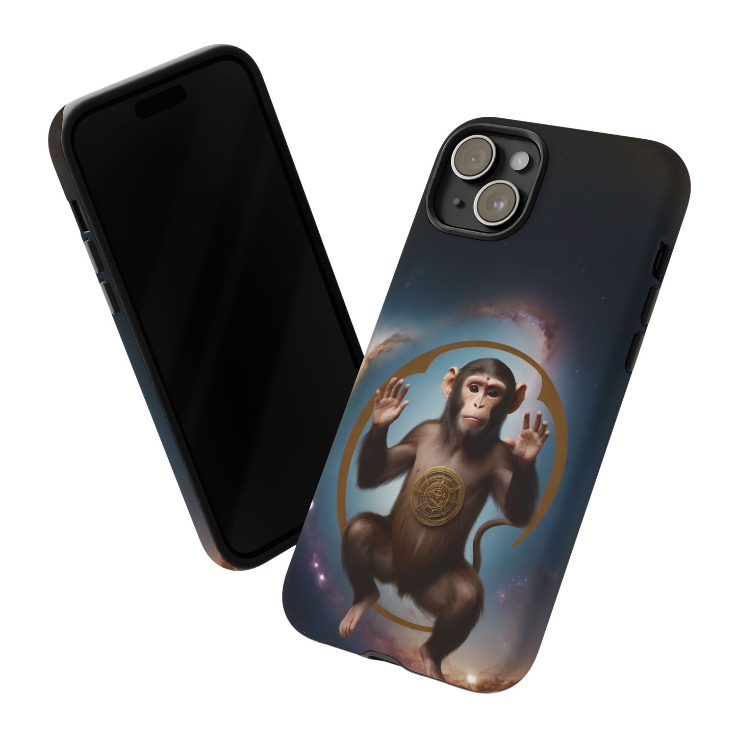 Chinese Zodiac Monkey Phone Case for iPhone 8–16 Pro Max, iPhone 8 Plus–13 Mini, iPhone XS–XS Max, iPhone 11–14 Pro Max - Designed by Thalia