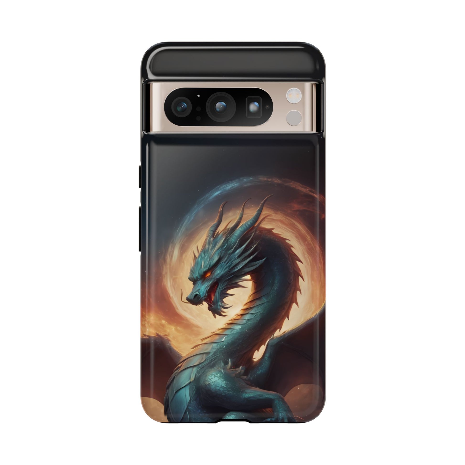 Chinese Zodiac Dragon Phone Case for Google Pixel 8 Pro, Pixel 8, Pixel 7, Pixel 6 Pro, Pixel 6, Pixel 5 5G - Designed by Thalia