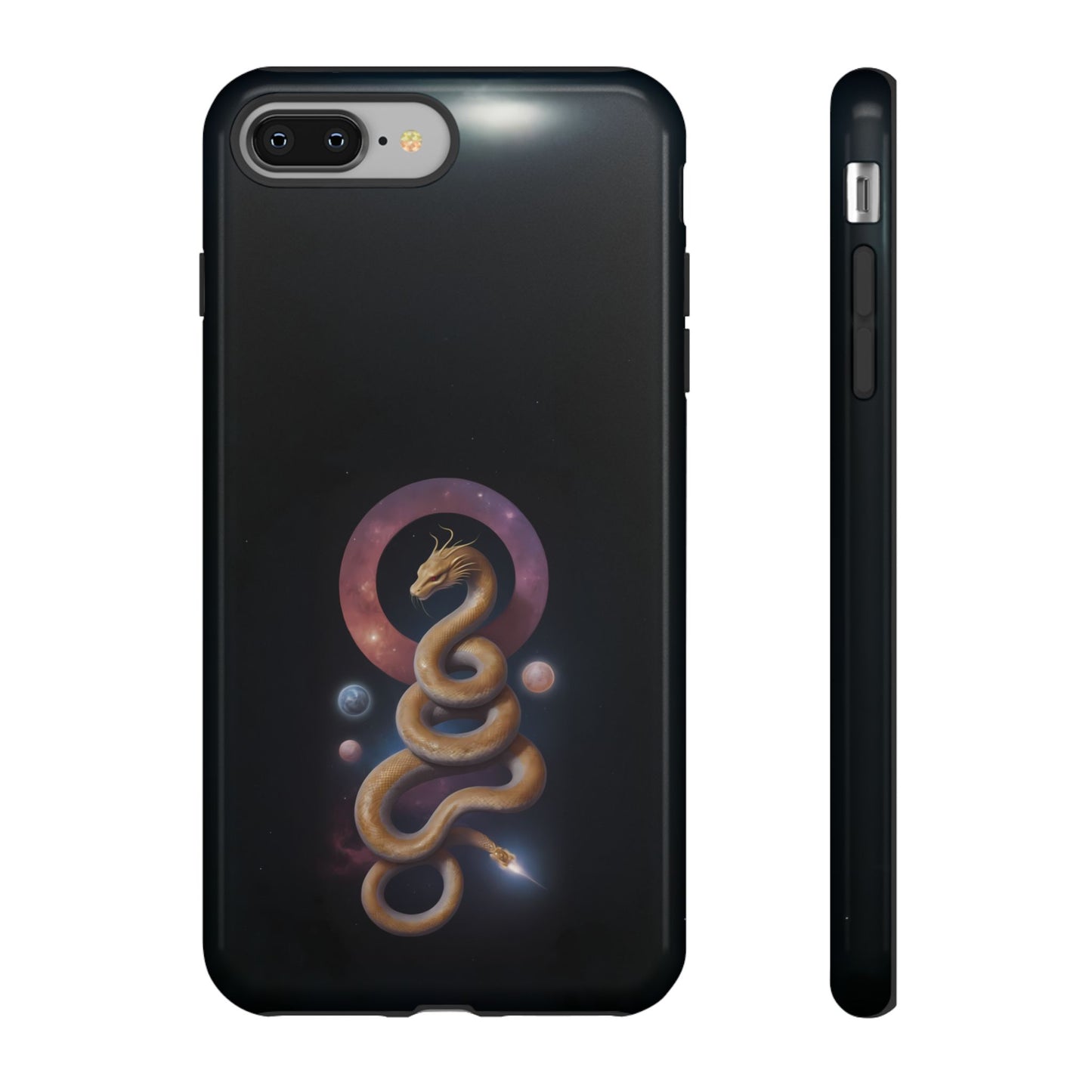 Chinese Zodiac Snake Custom Phone Case for iPhone 8–16 Pro Max, Pixel 5–8 Pro, Galaxy S10–S24 Ultra - Designed by Thalia