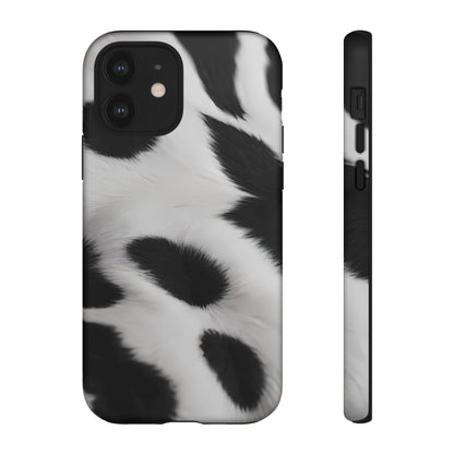 Chic Bovine Elegance Phone Case for iPhone 8–16 Pro Max, Pixel 5–8 Pro, Galaxy S10–S24 Ultra - Designed by Thalia