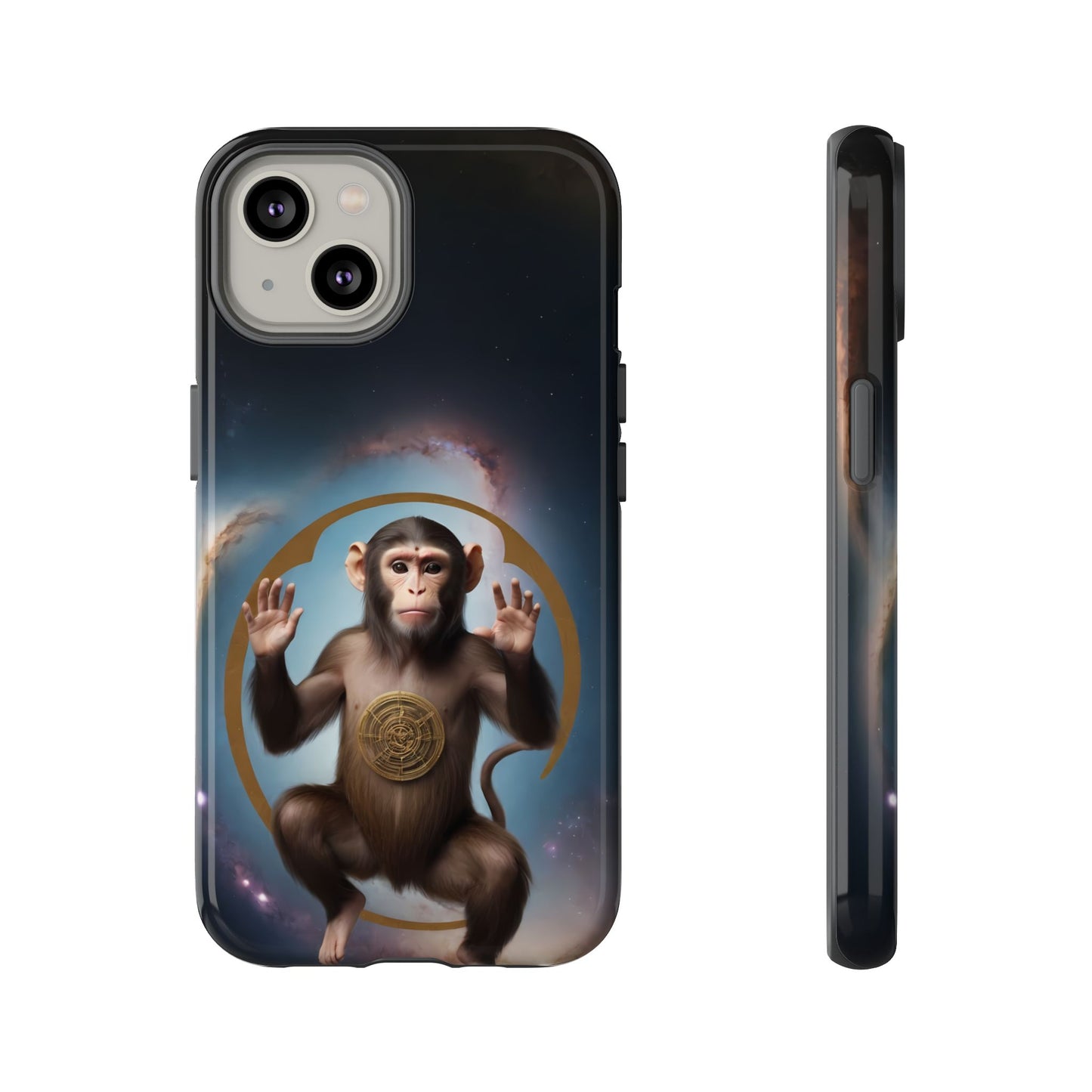 Chinese Zodiac Monkey Custom Phone Case for iPhone 8–16 Pro Max, Pixel 5–8 Pro, Galaxy S10–S24 Ultra - Designed by Thalia