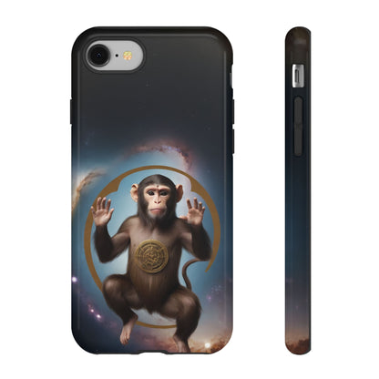 Chinese Zodiac Monkey Phone Case for iPhone 8–16 Pro Max, iPhone 8 Plus–13 Mini, iPhone XS–XS Max, iPhone 11–14 Pro Max - Designed by Thalia