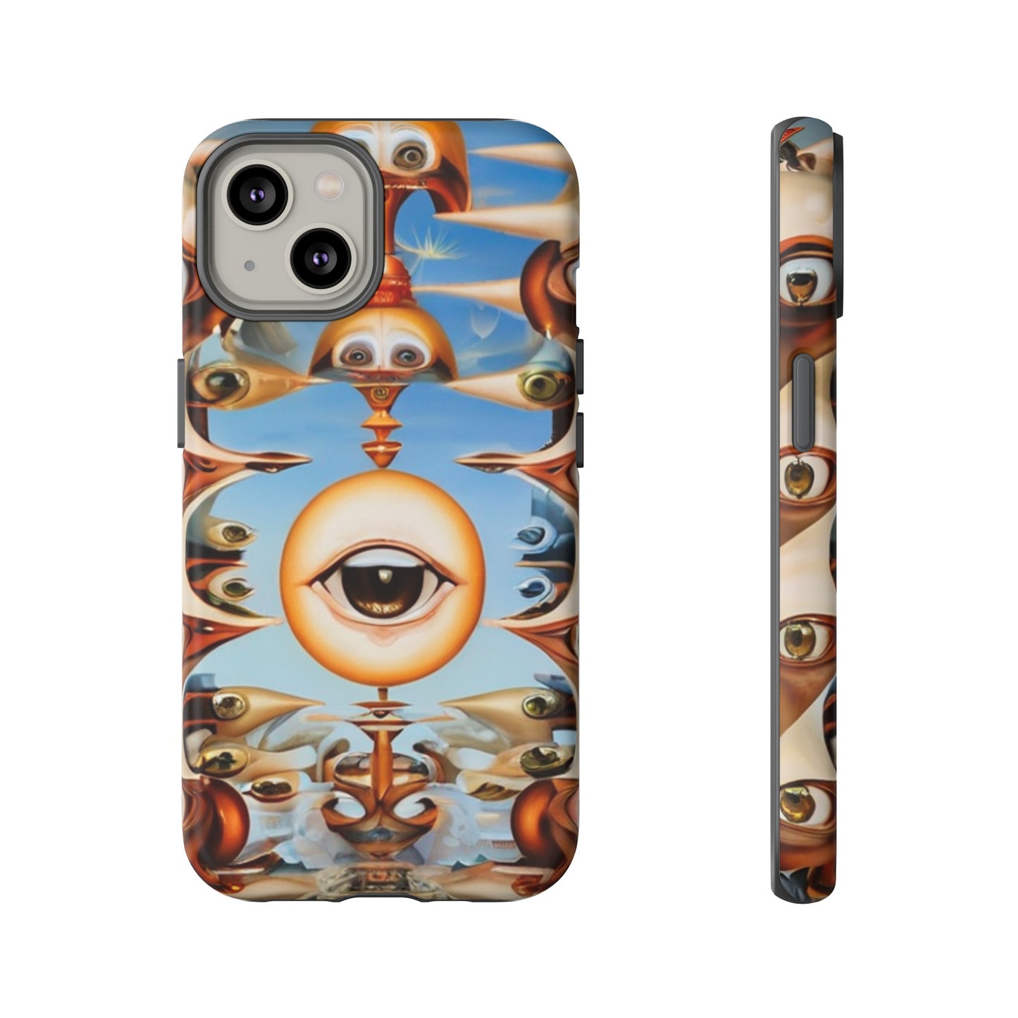 Surreal Suspect Phone Case for iPhone 8–16 Pro Max, Pixel 5–8 Pro, Galaxy S10–S24 Ultra - Designed by Thalia