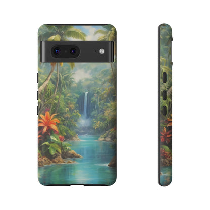 Tropical Paradise Phone Case for Google Pixel 8–Pixel 8 Pro, Pixel 7, Pixel 6 Pro, Pixel 6, Pixel 5 5G - Designed by Thalia