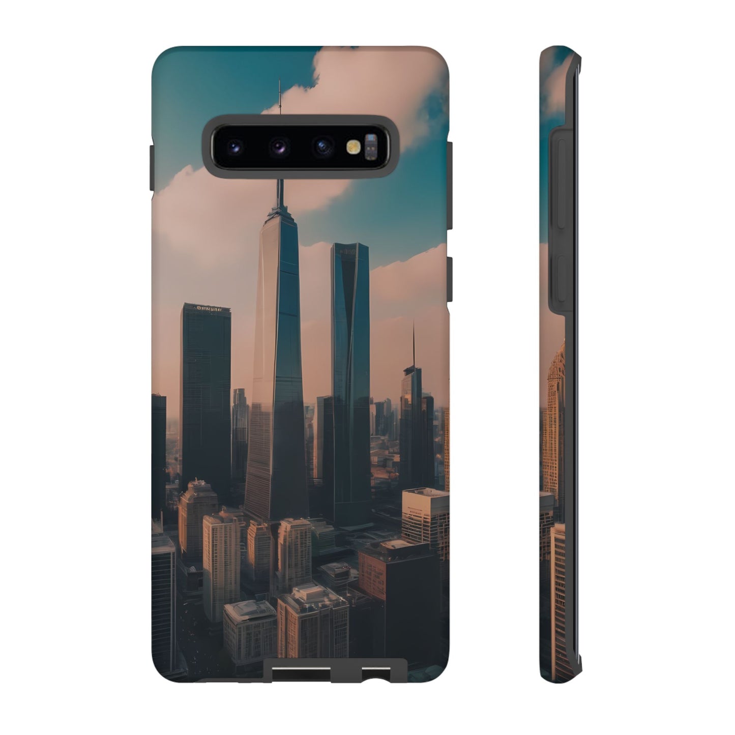 City Skylines Custom Phone Case for Samsung Galaxy S10–S10 Plus, S20–S20 Ultra, S21, S22, S23, S24 Ultra - Designed by Thalia