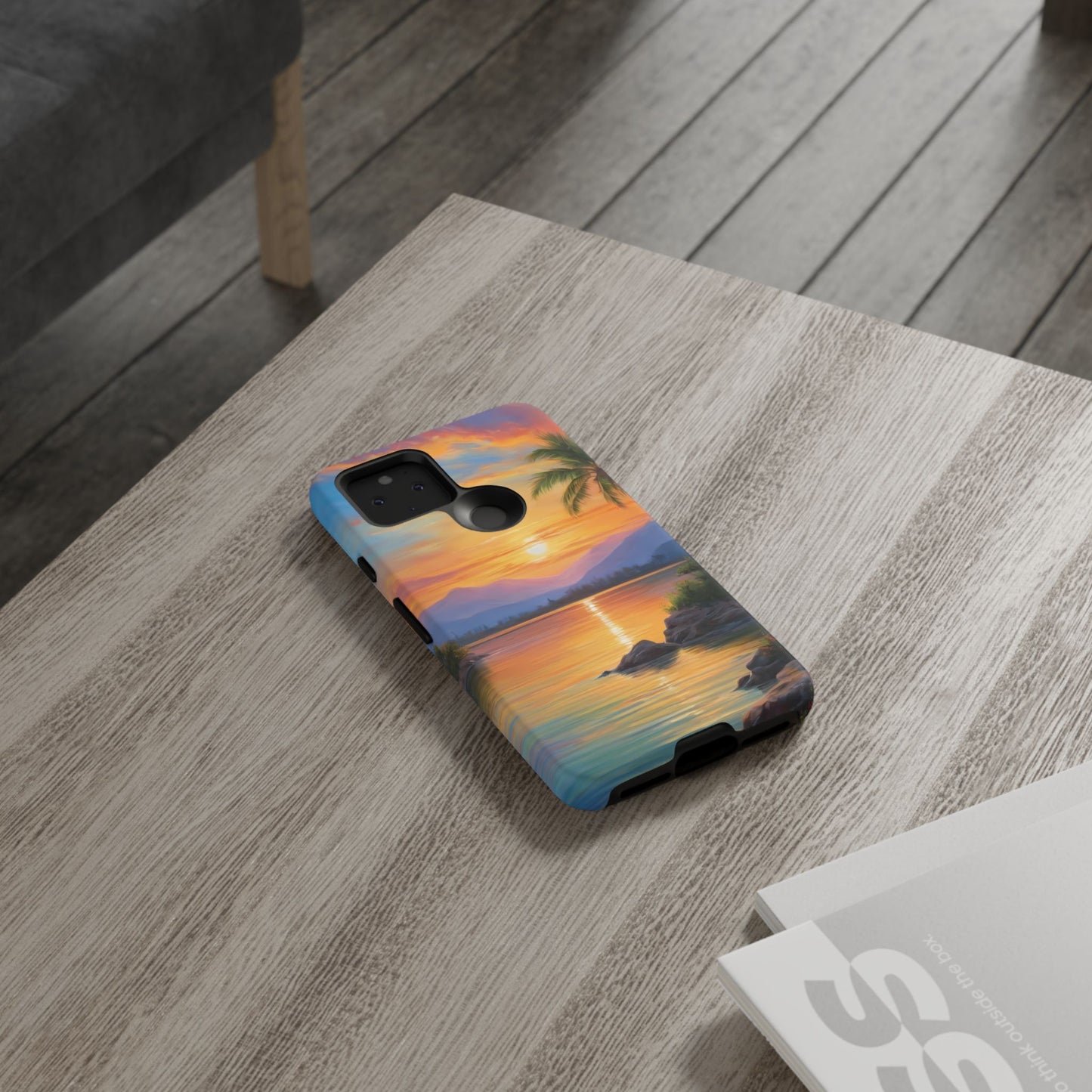 Sunset Serenade Phone Case for Google Pixel 8–Pixel 8 Pro, Pixel 7, Pixel 6 Pro, Pixel 6, Pixel 5 5G - Designed by Thalia