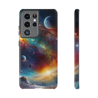 Cosmic Voyage Phone Case for iPhone 8–16 Pro Max, Pixel 5–8 Pro, Galaxy S10–S24 Ultra - Designed by Thalia