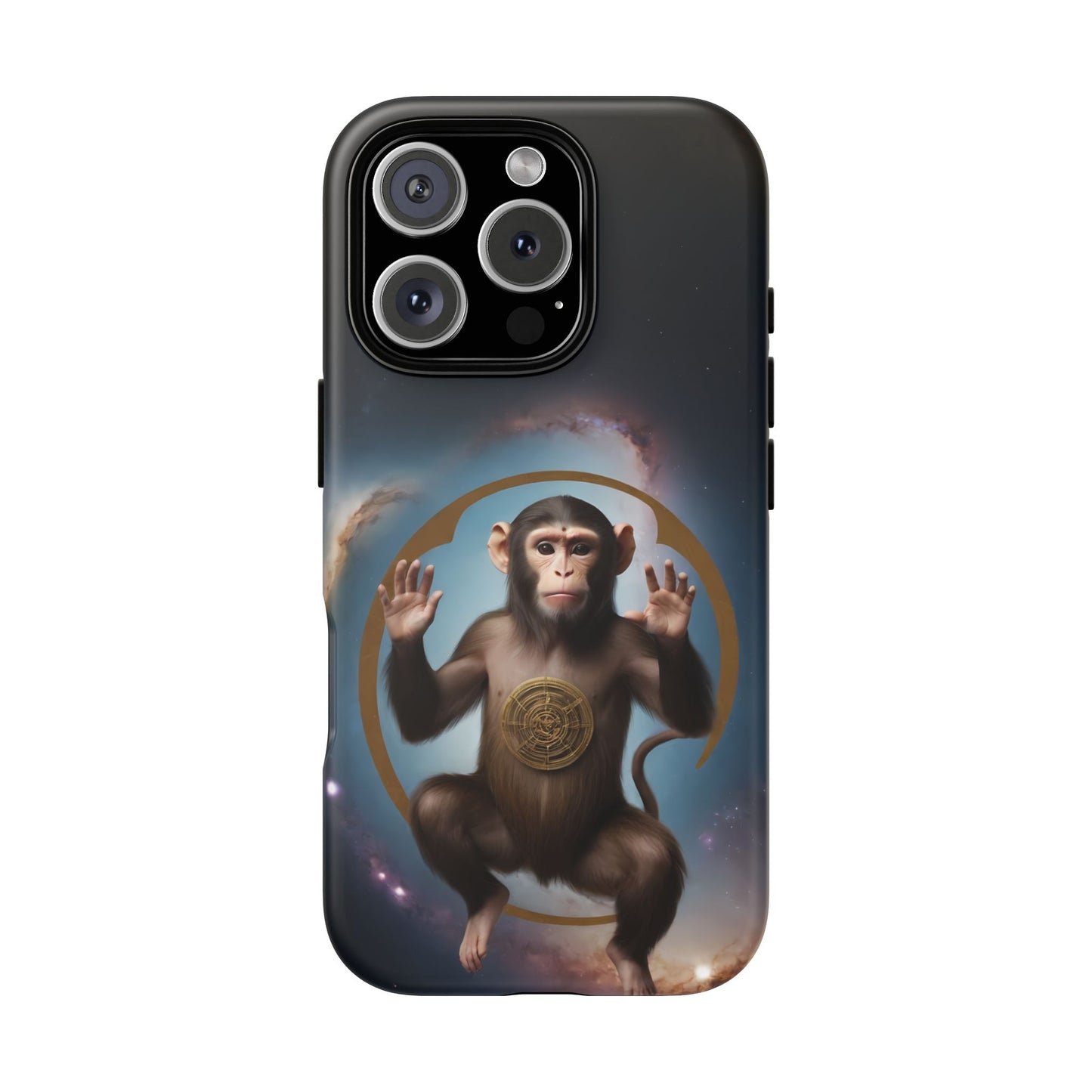 Chinese Zodiac Monkey Phone Case for iPhone 8–16 Pro Max, iPhone 8 Plus–13 Mini, iPhone XS–XS Max, iPhone 11–14 Pro Max - Designed by Thalia