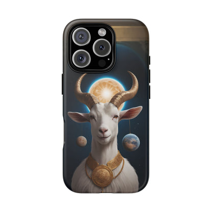 Chinese Zodiac Goat Phone Case for iPhone 8–16 Pro Max, iPhone 8 Plus–13 Mini, iPhone XS–XS Max, iPhone 11–14 Pro Max - Designed by Thalia