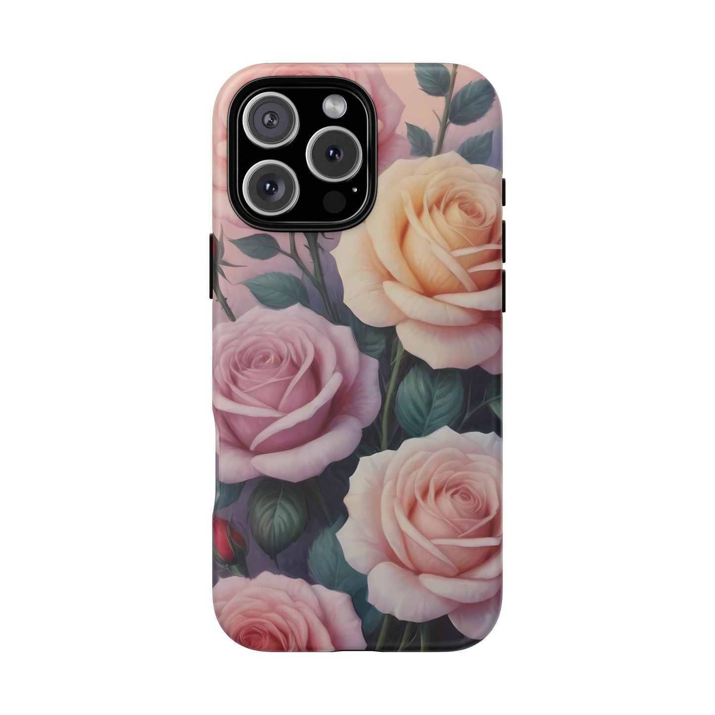 Bloom with Style - Roses Phone Case for iPhone 8–16 Pro Max, Pixel 5–8 Pro, Galaxy S10–S24 Ultra - Designed by Thalia