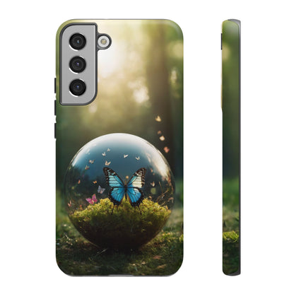 Butterfly Ball Phone Case for iPhone 8–16 Pro Max, Pixel 5–8 Pro, Galaxy S10–S24 Ultra - Designed by Thalia