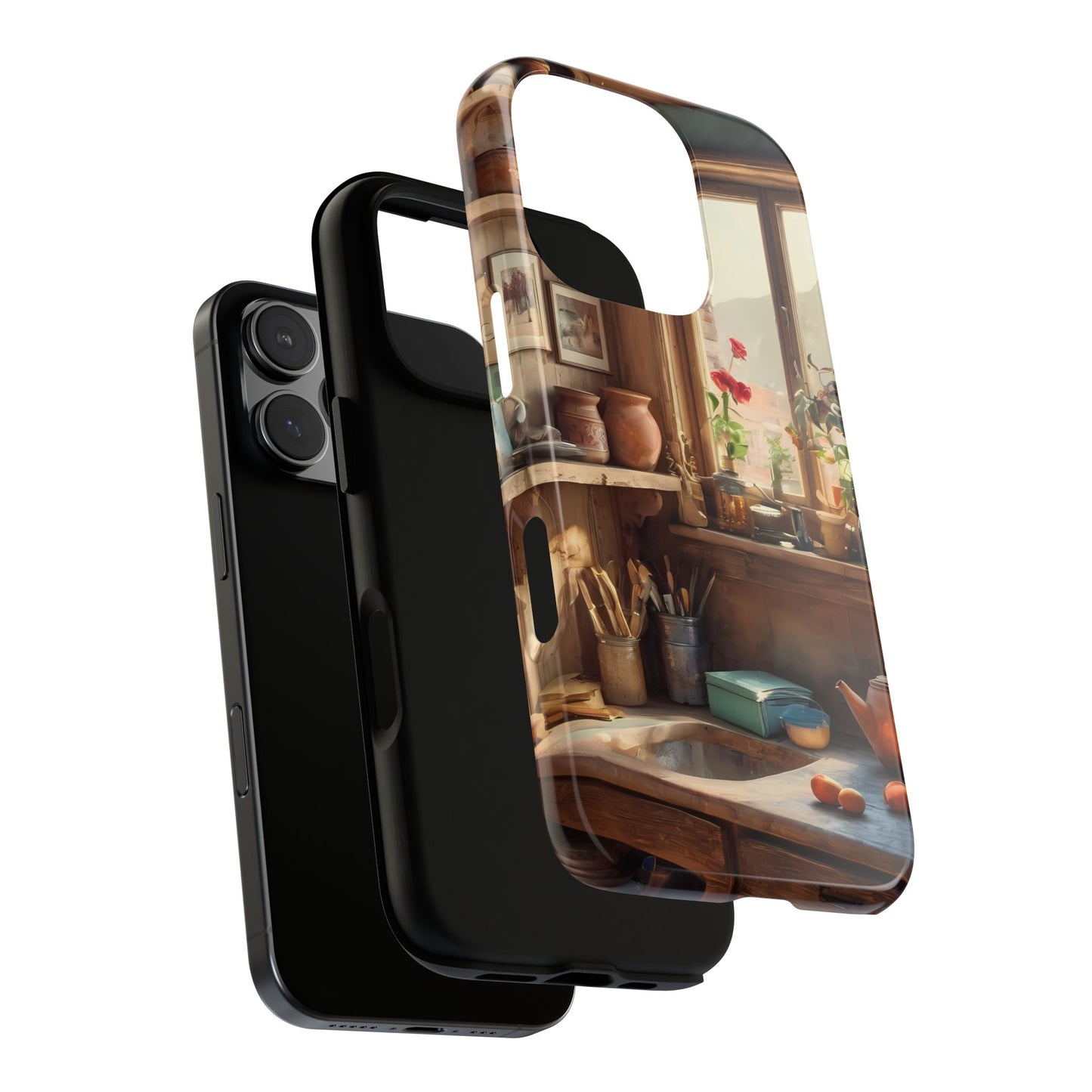 Vintage Vignettes Phone Case for iPhone 8–16 Pro Max, iPhone 8 Plus–13 Mini, iPhone XS–XS Max, iPhone 11–14 Pro Max - Designed by Thalia