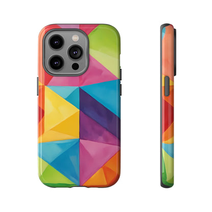 Geometric Play Phone Case for iPhone 8–16 Pro Max, Pixel 5–8 Pro, Galaxy S10–S24 Ultra - Designed by Thalia