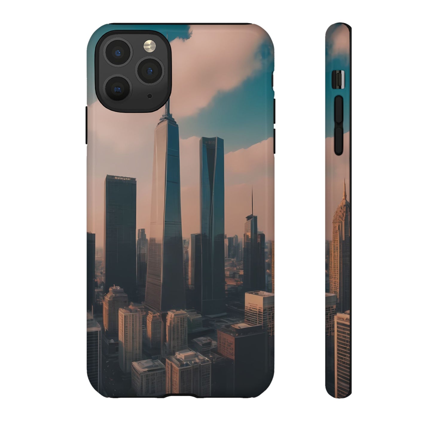 City Skylines Phone Case for iPhone 8–16 Pro Max, iPhone 8 Plus–13 Mini, iPhone XS–XS Max, iPhone 11–14 Pro Max - Designed by Thalia