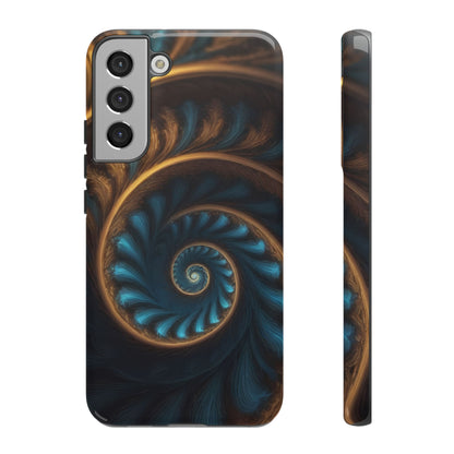 3D Fractal Custom Phone Case for Samsung Galaxy S10–S24 Ultra - Designed by Thalia