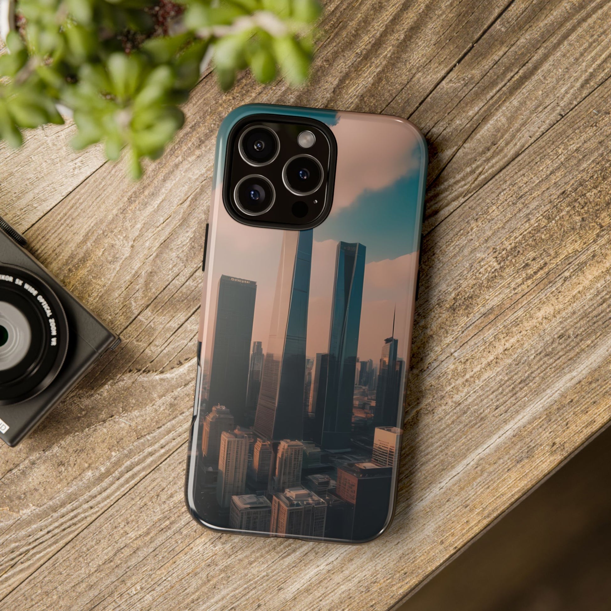 City Skylines Phone Case for iPhone 8–16 Pro Max, iPhone 8 Plus–13 Mini, iPhone XS–XS Max, iPhone 11–14 Pro Max - Designed by Thalia