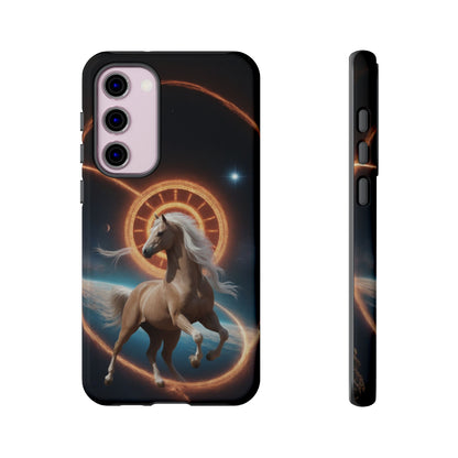 Chinese Zodiac Horse Custom Phone Case for iPhone 8–16 Pro Max, Pixel 5–8 Pro, Galaxy S10–S24 Ultra - Designed by Thalia