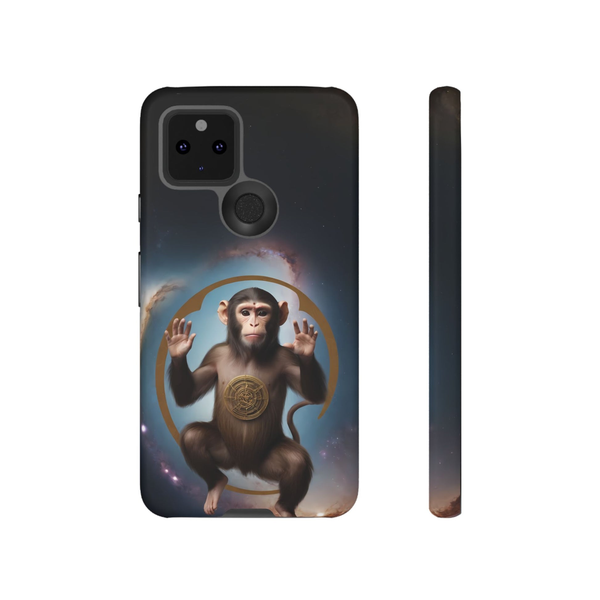 Chinese Zodiac Monkey Custom Phone Case for iPhone 8–16 Pro Max, Pixel 5–8 Pro, Galaxy S10–S24 Ultra - Designed by Thalia