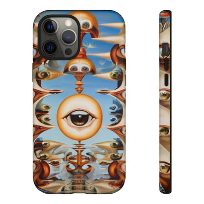 Surreal Suspect Phone Case for iPhone 8–16 Pro Max, Pixel 5–8 Pro, Galaxy S10–S24 Ultra - Designed by Thalia