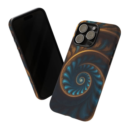 3D Fractal Custom Phone Case for iPhone 8–16 Pro Max, iPhone 8 Plus–13 Mini, XS, XR, X, 11–14 Pro Max - Designed by Thalia