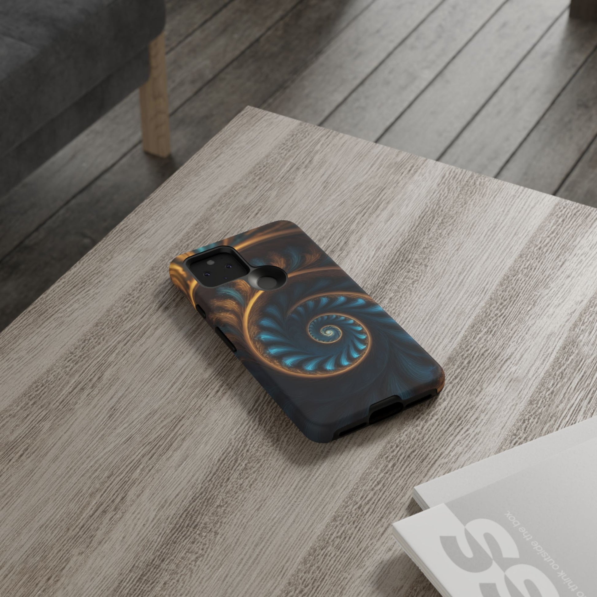 3D Fractal Custom Phone Case for Google Pixel 8 Pro, Pixel 8, Pixel 7, Pixel 6 Pro, Pixel 6, Pixel 5 5G - Designed by Thalia