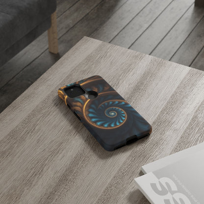 3D Fractal Custom Phone Case for Google Pixel 8 Pro, Pixel 8, Pixel 7, Pixel 6 Pro, Pixel 6, Pixel 5 5G - Designed by Thalia