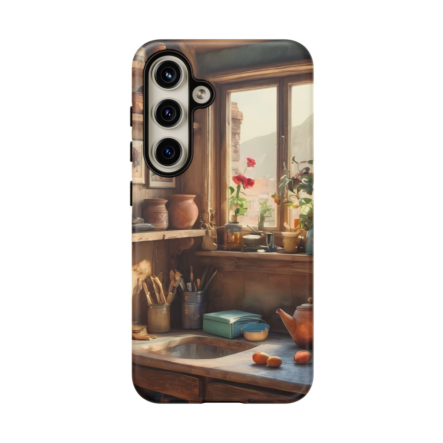 Vintage Vignettes Phone Case for iPhone 8–16 Pro Max, Pixel 5–8 Pro, Galaxy S10–S24 Ultra - Designed by Thalia