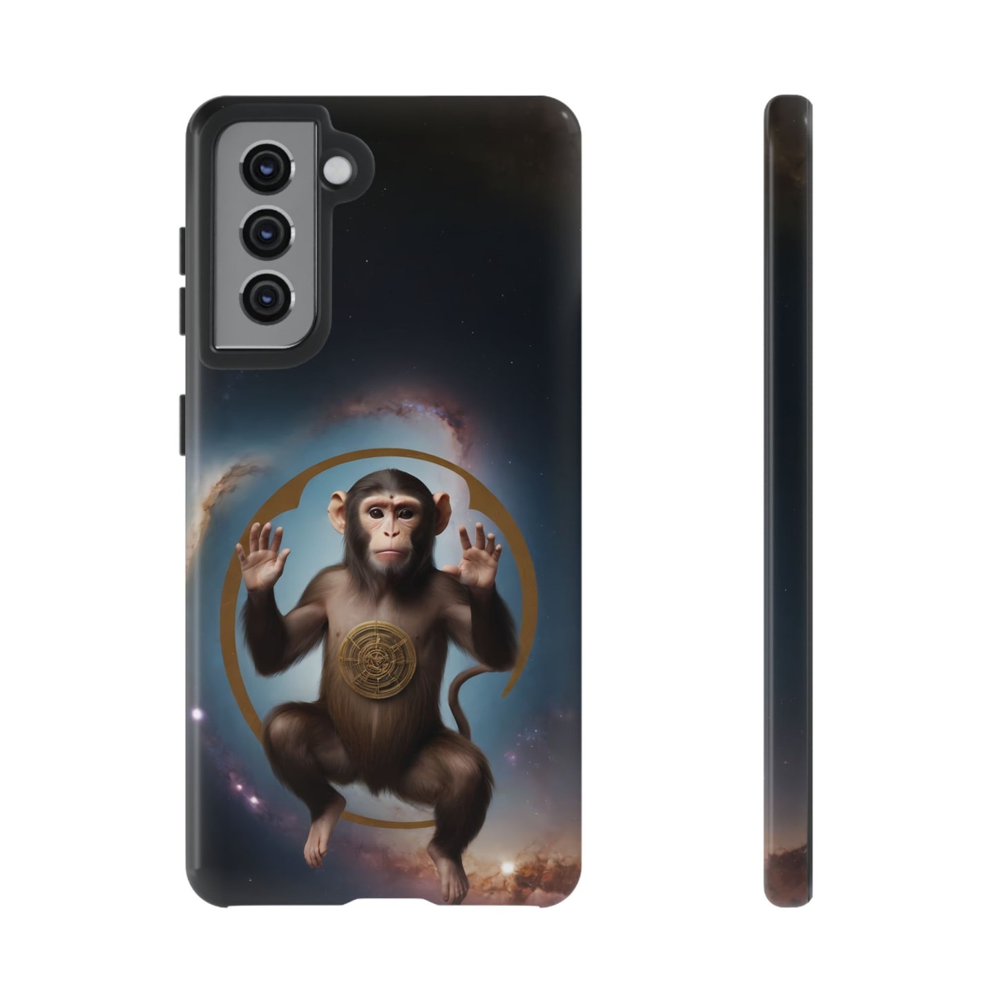 Chinese Zodiac Monkey Custom Phone Case for iPhone 8–16 Pro Max, Pixel 5–8 Pro, Galaxy S10–S24 Ultra - Designed by Thalia