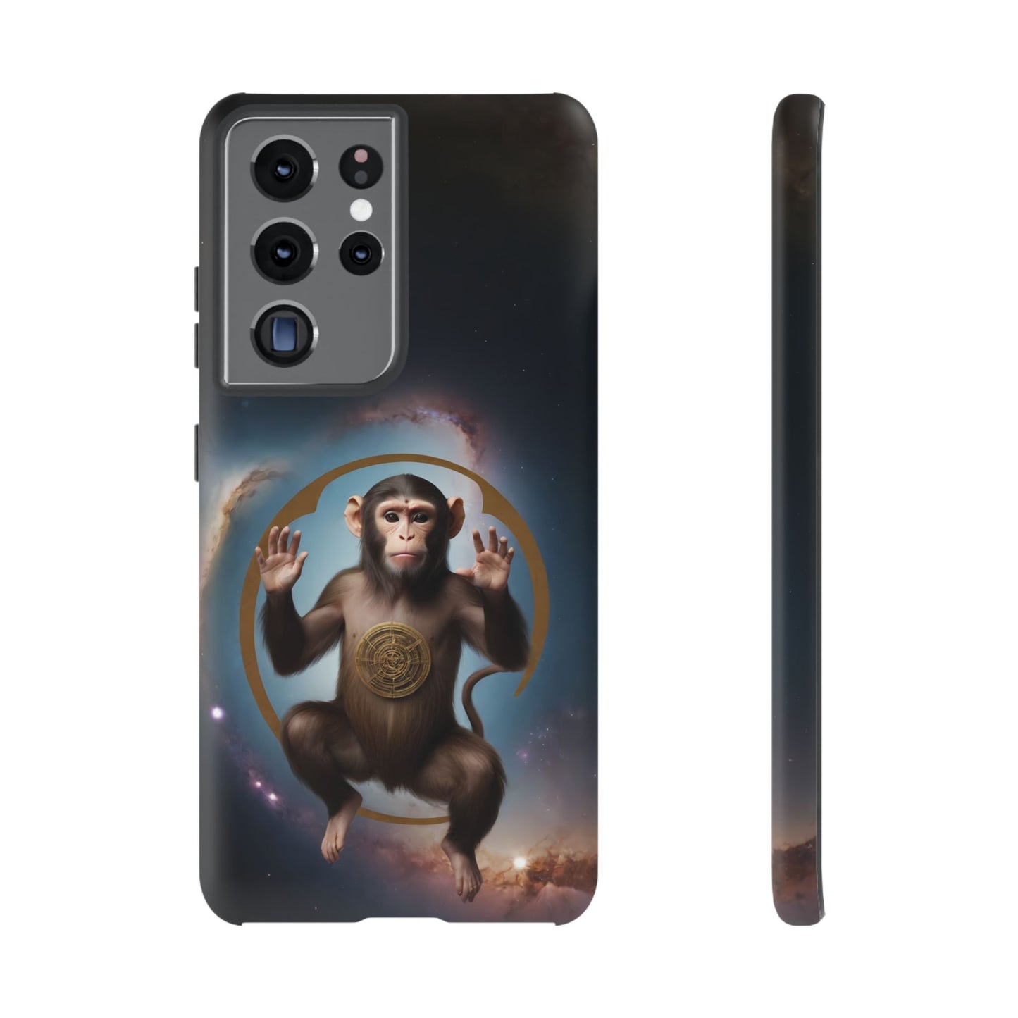 Chinese Zodiac Monkey Custom Phone Case for iPhone 8–16 Pro Max, Pixel 5–8 Pro, Galaxy S10–S24 Ultra - Designed by Thalia