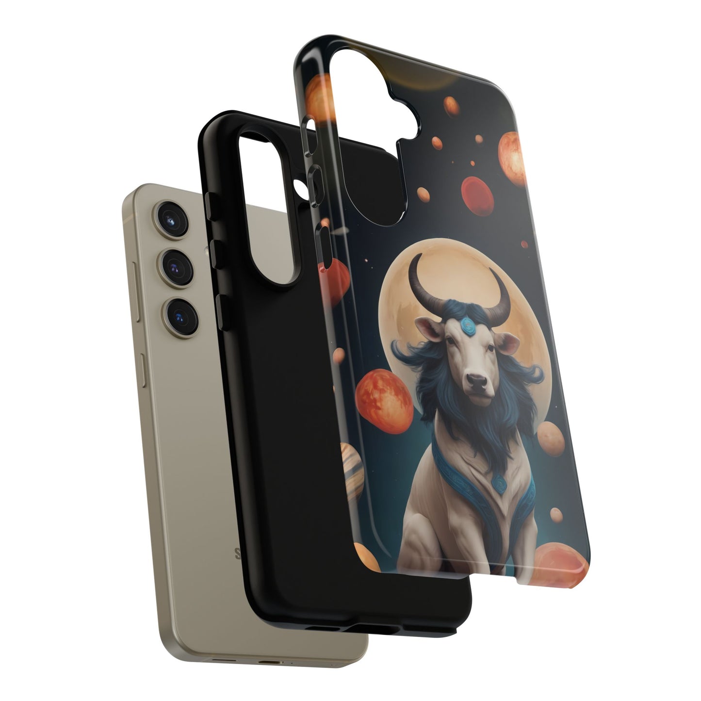 Chinese Zodiac Ox Custom Phone Case for Samsung Galaxy S10–S24 - Designed by Thalia