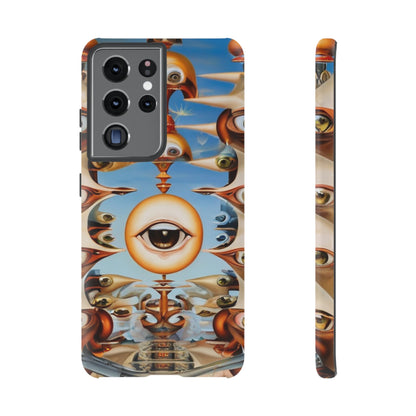 Surreal Suspect Phone Case for iPhone 8–16 Pro Max, Pixel 5–8 Pro, Galaxy S10–S24 Ultra - Designed by Thalia