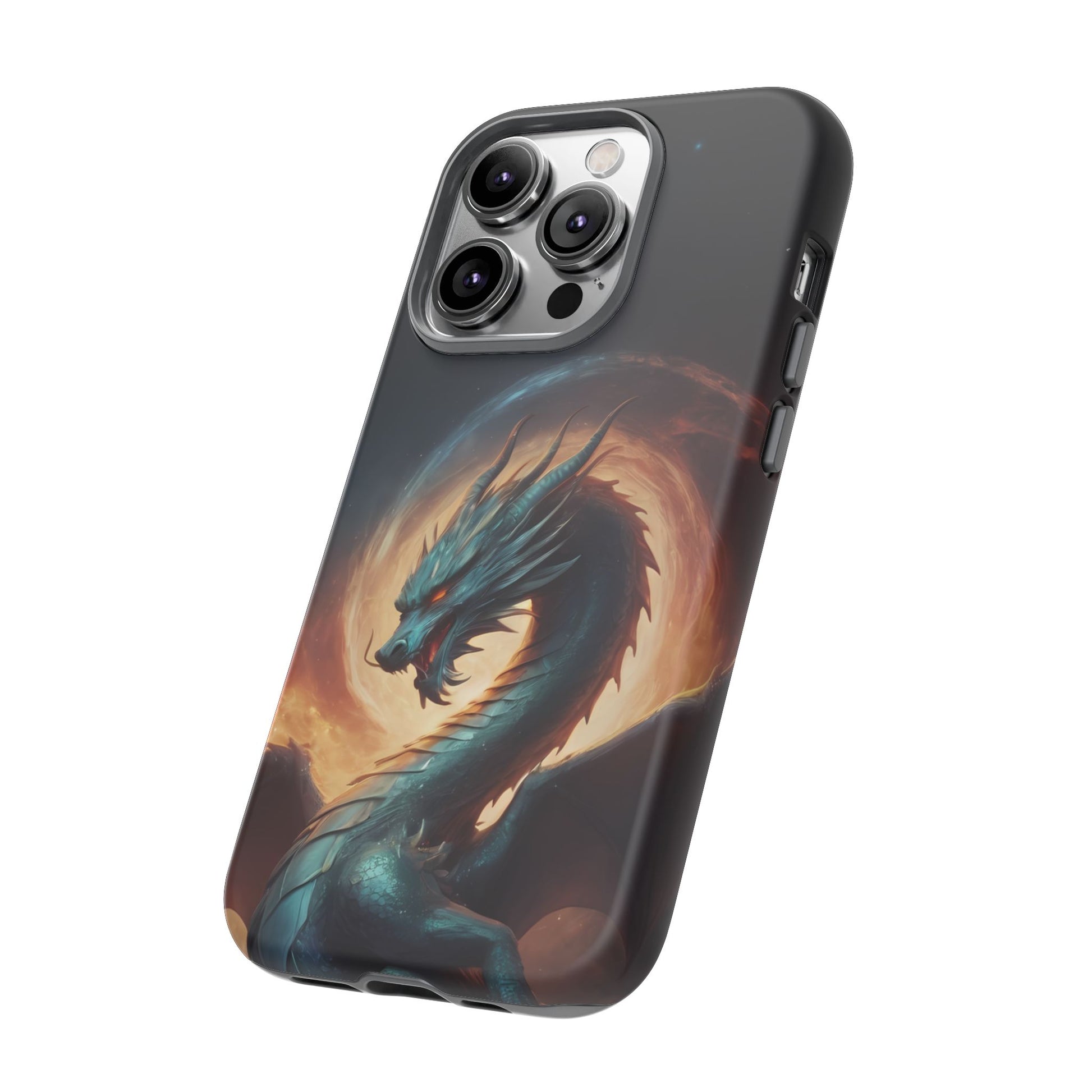 Chinese Zodiac Dragon Phone Case for iPhone 8–16 Pro Max, Pixel 5–8 Pro, Galaxy S10–S24 Ultra - Designed by Thalia