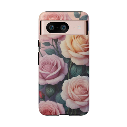 Bloom with Style - Roses Phone Case for iPhone 8–16 Pro Max, Pixel 5–8 Pro, Galaxy S10–S24 Ultra - Designed by Thalia