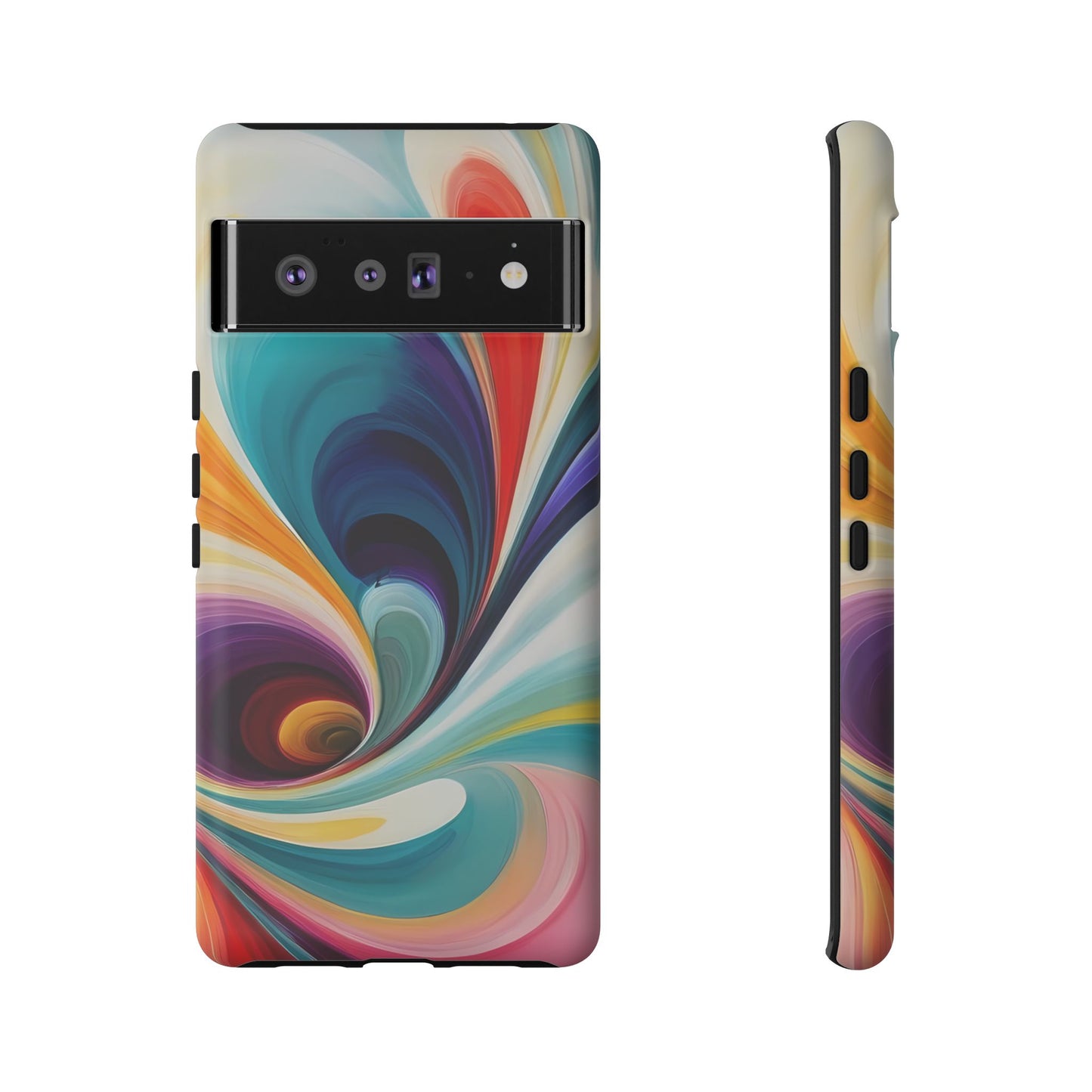 Abstract Elegance Custom Phone Case for Google Pixel 8 Pro, Pixel 8, Pixel 7, Pixel 6 Pro, Pixel 6, Pixel 5 5G - Designed by Thalia