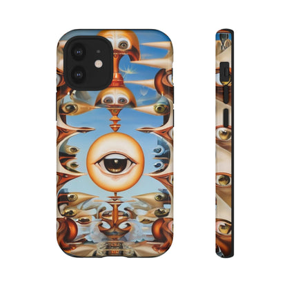 Surreal Suspect Phone Case for iPhone 8–16 Pro Max, iPhone 8 Plus–13 Mini, iPhone XS–XS Max, iPhone 11–14 Pro Max - Designed by Thalia