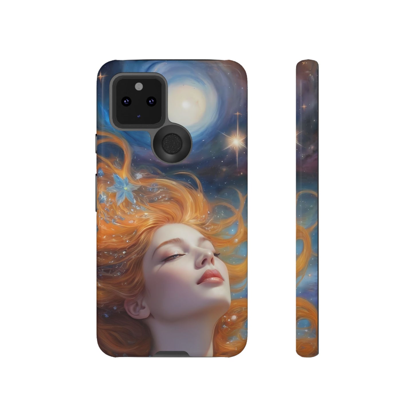 Celestial Dreams Custom Phone Case for Google Pixel 8 Pro, Pixel 8, Pixel 7, Pixel 6 Pro, Pixel 6, Pixel 5 5G - Designed by Thalia