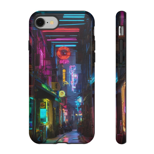 Electric Neon Phone Case for iPhone 8–16 Pro Max, Pixel 5–8 Pro, Galaxy S10–S24 Ultra - Designed by Thalia