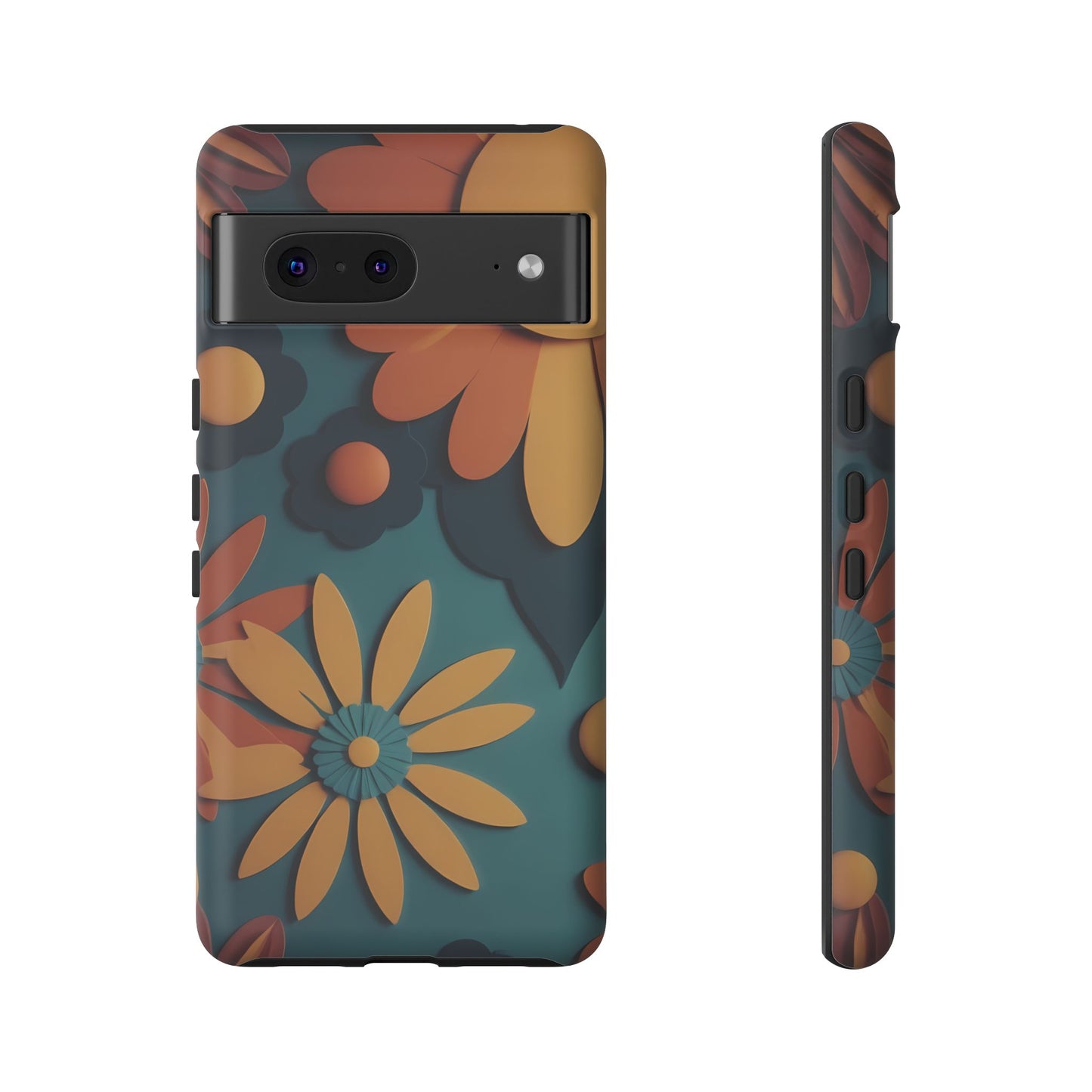 70s Retro Phone Case for iPhone 8–16 Pro Max, Pixel 5–8 Pro, Galaxy S10–S24 Ultra - Designed by Thalia