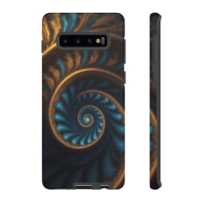 3D Fractal Custom Phone Case for Samsung Galaxy S10–S24 Ultra - Designed by Thalia