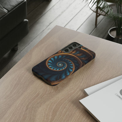 3D Fractal Custom Phone Case for Samsung Galaxy S10–S24 Ultra - Designed by Thalia