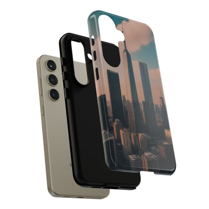 City Skylines Custom Phone Case for Samsung Galaxy S10–S10 Plus, S20–S20 Ultra, S21, S22, S23, S24 Ultra - Designed by Thalia