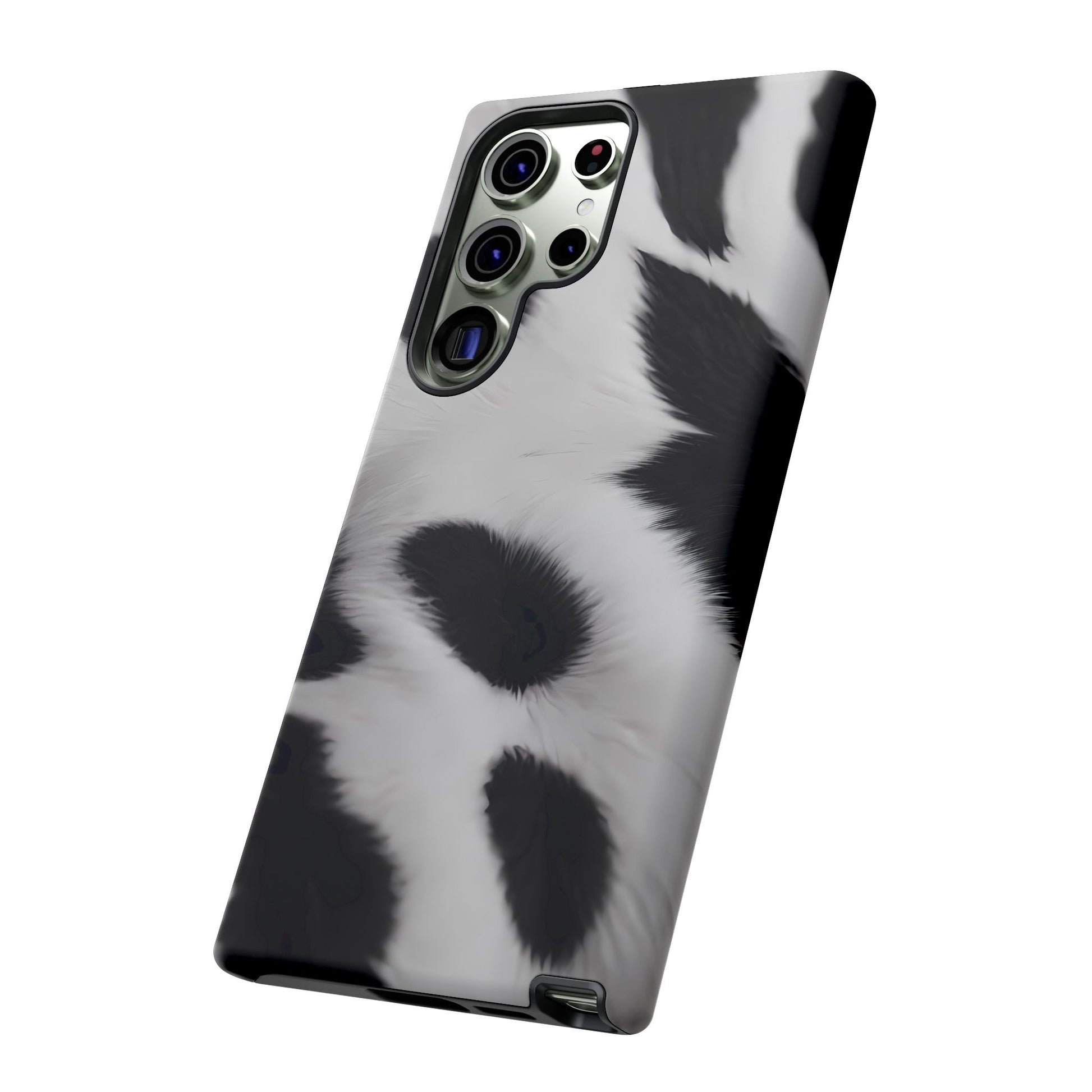 Chic Bovine Elegance Phone Case for iPhone 8–16 Pro Max, Pixel 5–8 Pro, Galaxy S10–S24 Ultra - Designed by Thalia