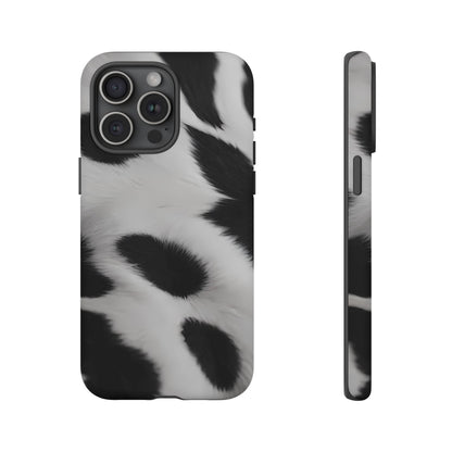 Chic Bovine Elegance Phone Case for iPhone 8–16 Pro Max, Pixel 5–8 Pro, Galaxy S10–S24 Ultra - Designed by Thalia