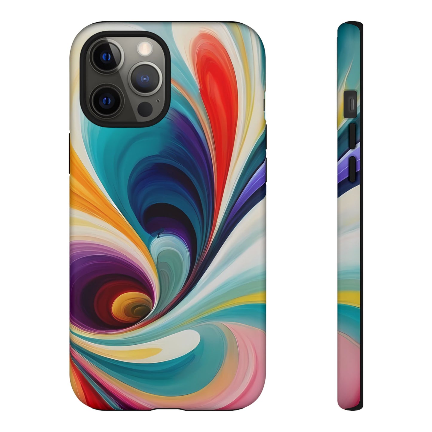 Abstract Elegance Phone Case for iPhone 8–16 Pro Max, Pixel 5–8 Pro, Galaxy S10–S24 Ultra - Designed by Thalia