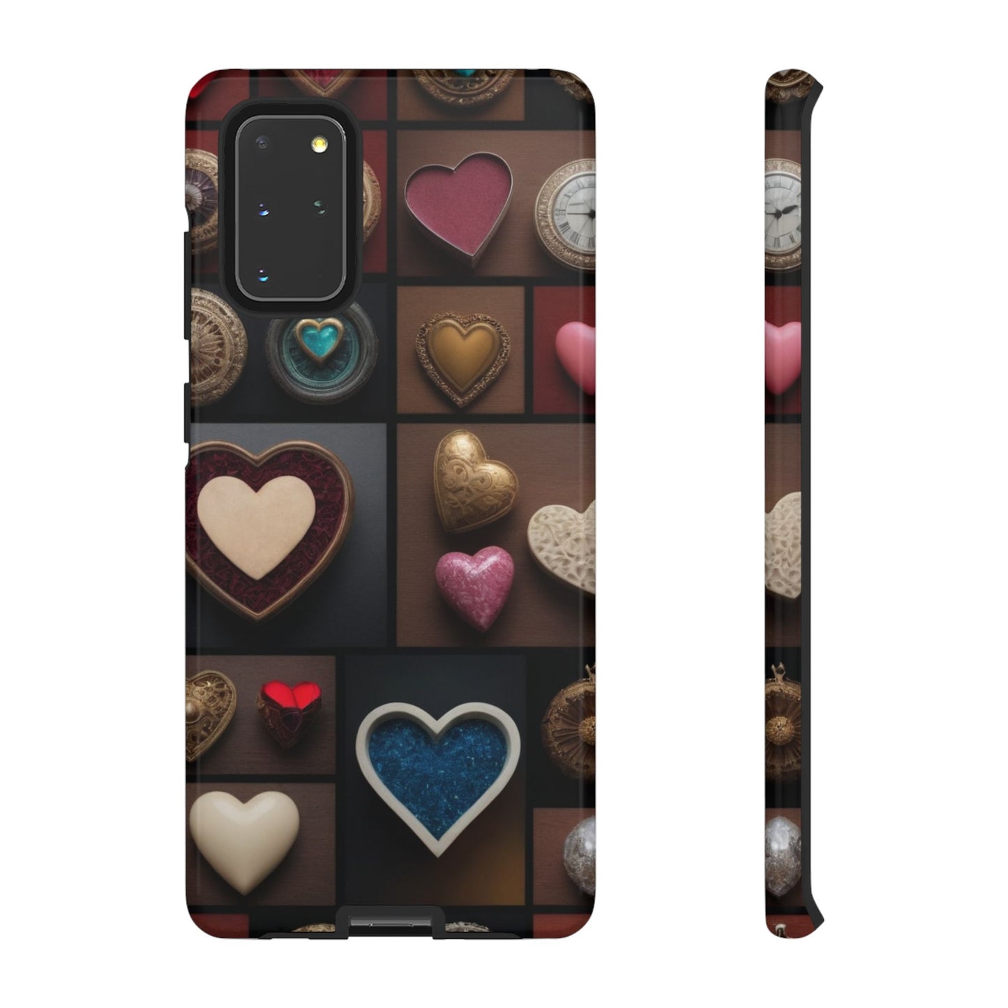 Love Button Custom Phone Case for Samsung Galaxy S10–S10 Plus, S20–S20 Ultra, S21, S22, S23, S24 Ultra - Designed by Thalia