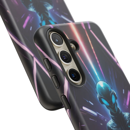 Alien DJ Phone Case for iPhone 8–16 Pro Max, Pixel 5–8 Pro, Galaxy S10–S24 Ultra - Designed by Thalia