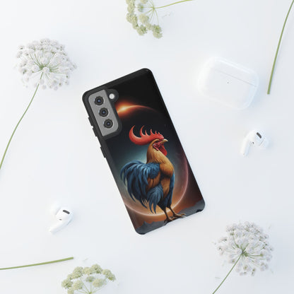 Chinese Zodiac Rooster Custom Phone Case for iPhone 8–16 Pro Max, Pixel 5–8 Pro, Galaxy S10–S24 Ultra - Designed by Thalia